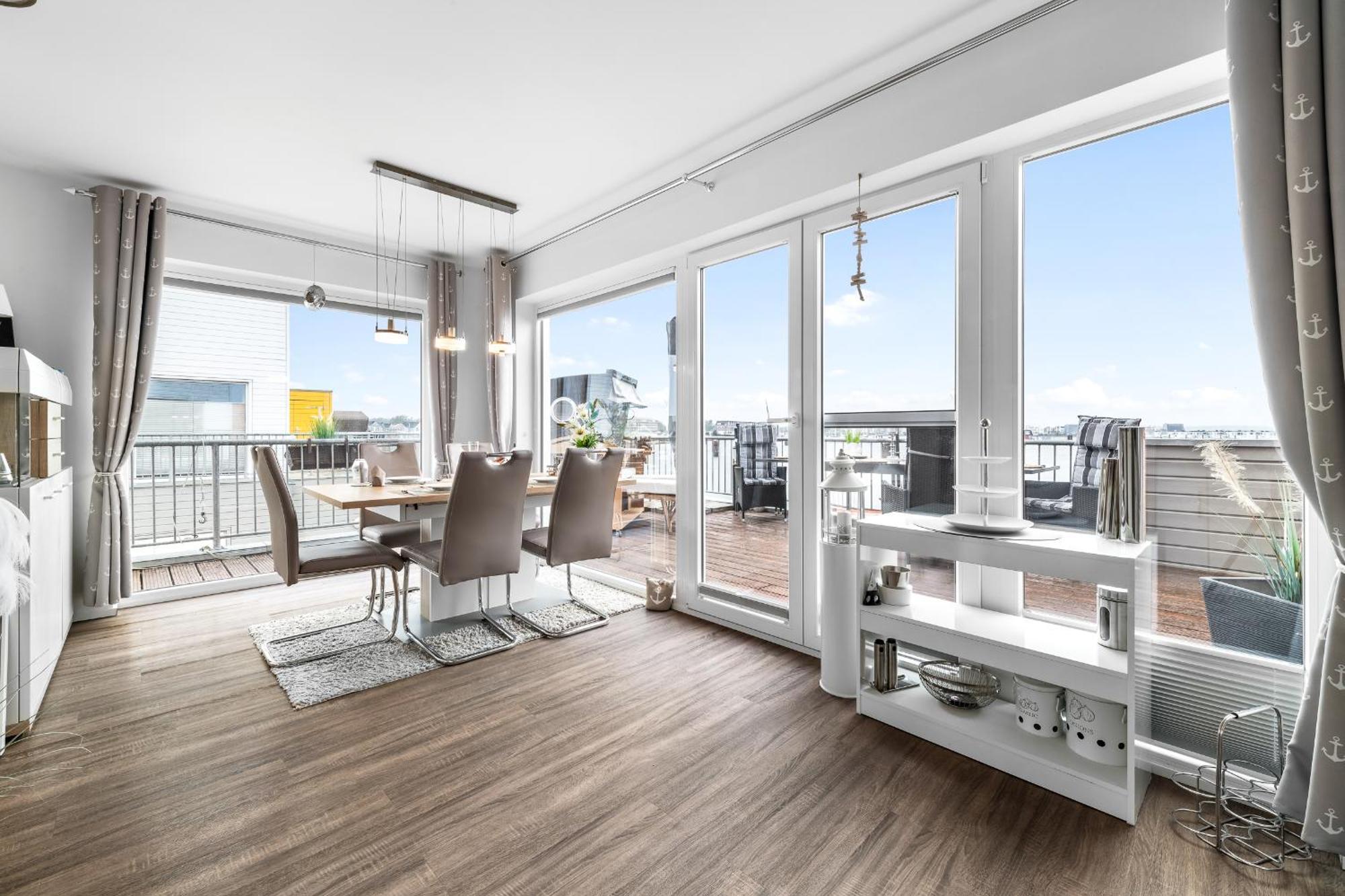 Ferienwohnung Hafenlounge Olpenitz Bagian luar foto