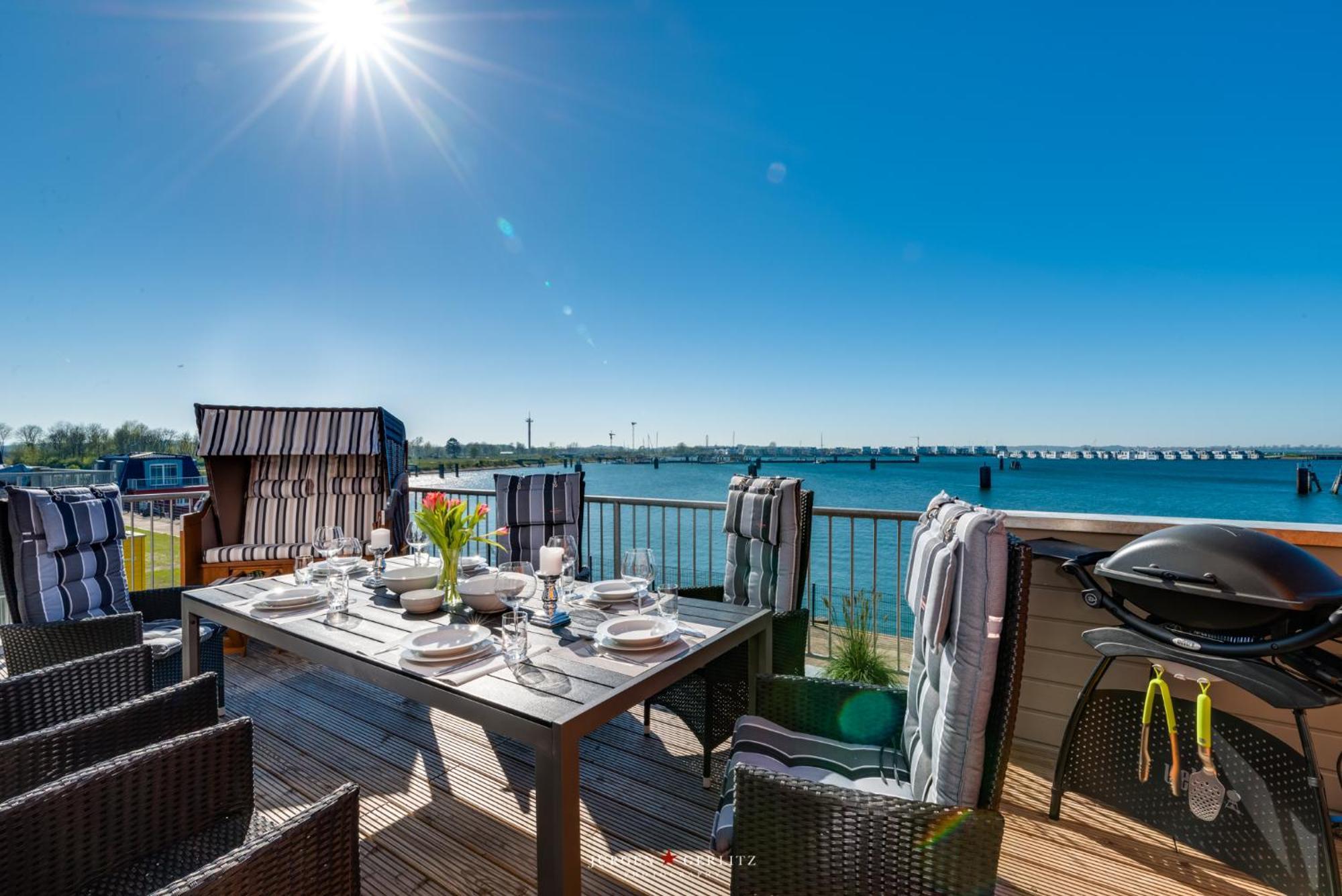 Ferienwohnung Hafenlounge Olpenitz Bagian luar foto