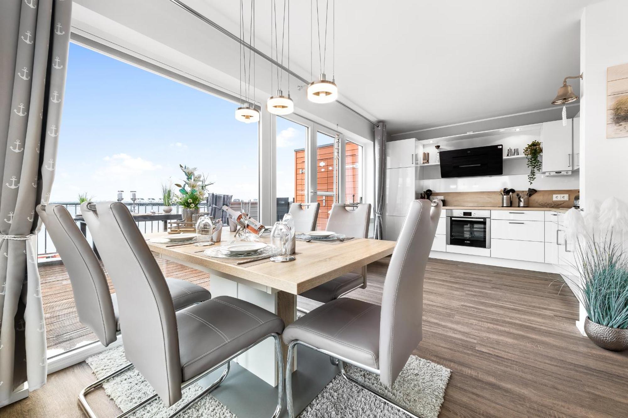 Ferienwohnung Hafenlounge Olpenitz Bagian luar foto